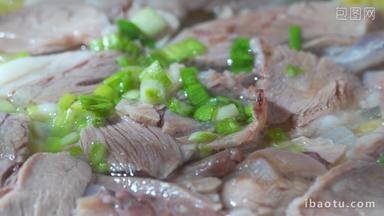 苏州特色美食藏书羊肉汤实拍视频
